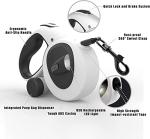 4-in-1 Retractable Dog Leash with LED Light