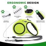 30FT Tangle-Free Retractable Dog Leash - Green