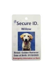 Custom Waterproof Pet Crate ID Tag with Photo