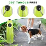 30FT Tangle-Free Retractable Dog Leash - Green