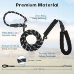 6 FT Reflective Dog Leash with Padded Handle