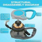 Lightweight Retractable Dog Leash for Small Dogs