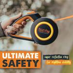 Mighty Paw Reflective Retractable Dog Leash 16’