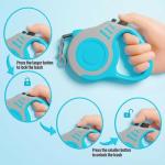Lightweight Retractable Dog Leash for Small Dogs