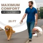 Upgraded 26 ft Retractable Dog Leash for All Breeds