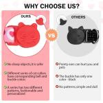 DILLYBUD Personalized Cat Collars - 2 Pack