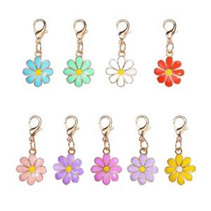 Flower Charms for Shoes and Accessories - 9 Pack
