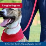 Neon Pink Soft Dog Leash - Durable & Stylish