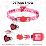 DILLYBUD Personalized Cat Collars - 2 Pack