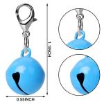 16 Pcs Colorful Jingle Bells for Pet Collars