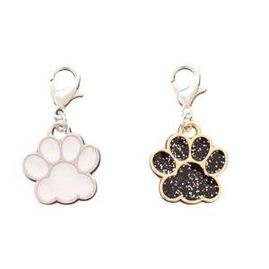 Dog Paw Clip-On Charms with Lobster Clasp