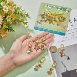 12pcs Pet Collar Bells with Fun Charms