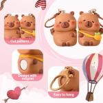 Cute Capybara Couple Keychains - 2 Pack