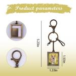 Personalized Pet Memorial Photo Frame Keychain