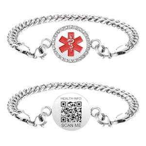 QR Code Medical Alert Bracelets for Everyone