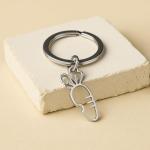 Cute Bunny and Carrot Keychains for Couples