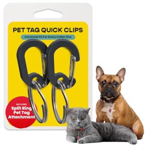 LuckyPet Klippy Quick Clips for Pet ID Tags