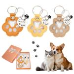 6 Pcs Pet Fur Memory Keychain Set