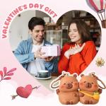 Cute Capybara Couple Keychains - 2 Pack