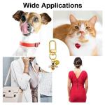 12pcs Pet Collar Bells with Fun Charms