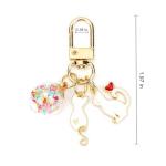 Romantic Cat Keychains with Heart Charm for Her