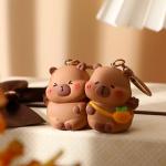 Cute Capybara Couple Keychains - 2 Pack