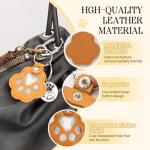 6 Pcs Pet Fur Memory Keychain Set