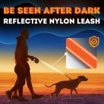 Chew-Proof 360° Reflective Retractable Dog Leash