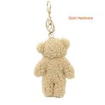 Bear Keychain Set - Cute Plush Bag Charms