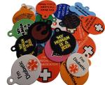 Personalized Medical Alert Pet ID Tag - Blind Pet