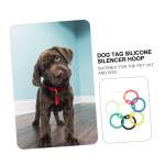 Silicone Pet Dog Tag Silencers - 14 Pack