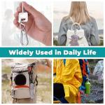 Stainless Steel Dog Tag Clips and Key Rings