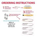 GoTags Cat ID Tag, Personalized Cat Shape Pet ID Tag in Stainless Steel, Includes up to 4 Lines of Custom Engraved Text – Stainless Steel, Kitty Face