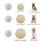 CPAKOWLGOO Solid Brass Deep Engraved Pet ID Tag-Personalized Dog/Cat Collar Tag with Name-Durable,Rust-Resistant,Customizable