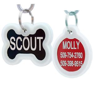 Personalized Glow-in-the-Dark Pet ID Tags
