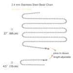 Paialco Stainless Steel Dog Tags Military Set Complete with Chains & Black Silencers