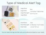 Personalized Medical Alert Bracelet and ID Tag