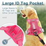 BARKBAY Heavy Duty No Pull Dog Harness - Pink