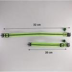 Jigichu 6 Pack Reflective Cat Collar with Bell, Breakaway and Safe Collars for Cats, Nylon, Pet Collar Mixed Colors Adjustable19-32cm