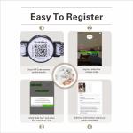 DOKITAG Cat Collar Breakaway with QR Code Name Tag, Pet ID Tag,Online Profile-Scan QR Receive Instant Pet Location Alert Email (Pink)