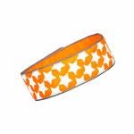 SafetyPUP XD Reflective Dog Collar – Blaze Orange Dog Collar, Adjustable Closure for a High Visibility Customizable Collar for Goats, Dogs, Deer, and Livestock. Reflective Stars Enhance Night Safety