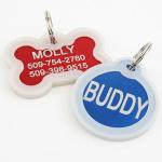 Personalized Glow-in-the-Dark Pet ID Tags