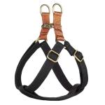 Didog Step in Dog Harness with Metal Buckles, Freedom Nylon Dog Halter Vests for Small Dogs Easy Walking Training(S:Chest 13-22", Black)