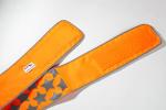 SafetyPUP XD Reflective Dog Collar – Blaze Orange Dog Collar, Adjustable Closure for a High Visibility Customizable Collar for Goats, Dogs, Deer, and Livestock. Reflective Stars Enhance Night Safety