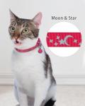 Personalized Reflective Breakaway Cat Collar with ID Tags