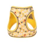 Step in Dog Harness and Leash Set, Flower Adjustable Easy Walk Puppy Harnesses, Soft Mesh Pet Vest Harness Small Size Dog Adjustable No Pull Dog Harness for Small Medium Dogs(Bee, M)