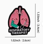 Asthma ID Set with Keychain and Pins