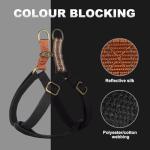 Didog Step in Dog Harness with Metal Buckles, Freedom Nylon Dog Halter Vests for Small Dogs Easy Walking Training(S:Chest 13-22", Black)