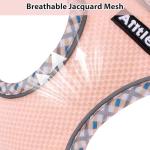 AIITLE Tiny Dog Harness - Lightweight Mesh Step-in Vest for Puppy, Reflective & Escape-Proof Design with High-Stick Magic Tape - Indoor/Outdoor Use for Chihuahua, Maltese, Shih Tzu(Pink, XXXS)