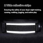 Comfluxe AirTag Dog Collar, 2" Wide Tactical Military Dog Collar with AirTag Holder & 3 Pet Patches, Soft Padded Reflective Waterproof Nylon Collar with Metal Buckle for Large Dogs (Black, L)